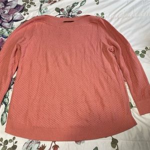 Loft Boat Neck Knit Sweater